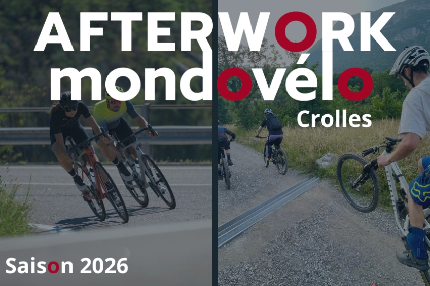 Afterwork VTT, route - Saison 2026 - Mondovélo Crolles