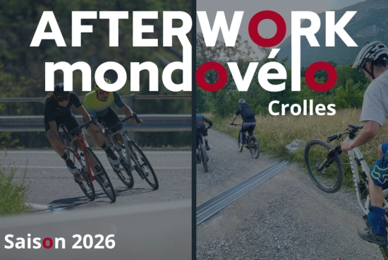 Afterwork VTT, route - Saison 2026 - Mondovélo Crolles
