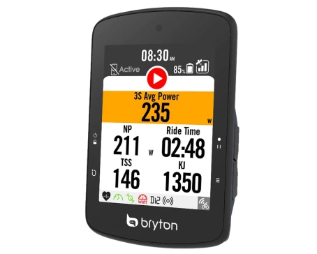 Compteur GPS de vélo RIDER S510 E Noir