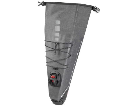 Sacoche de selle avec adaptateur sur selle BIKEPACK X WATERPROOF Gris