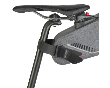 Sacoche de selle avec adaptateur sur selle BIKEPACK X WATERPROOF Gris