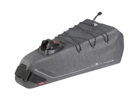Sacoche de selle avec adaptateur sur selle BIKEPACK X WATERPROOF Gris