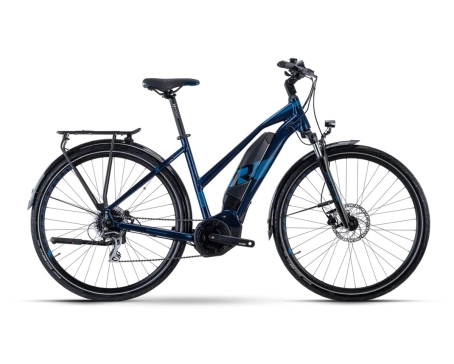 Vélo électrique trekking Femme TOURRAY E 2.0 LADY TEKTRO Bleu Foncé/Bleu
