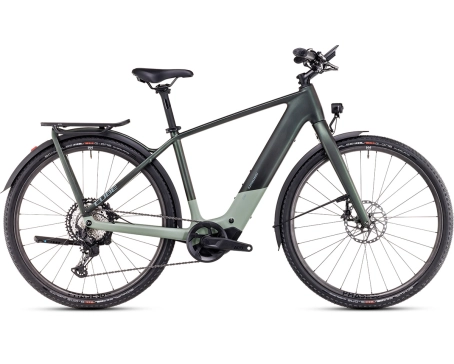 Vélo électrique trekking Homme KATHMANDU HYBRID C:62 SLT 400X Vert