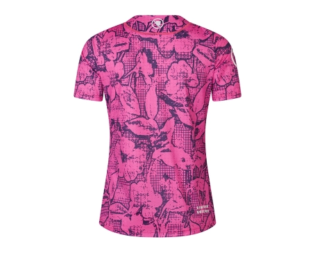T-shirt manches courtes Femme GRID FLORAL LIMITED EDITION PRINT Rose