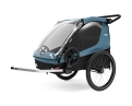Remorque pour enfant 2 places COURIER Bleu - Image 1/4