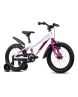 Vélo Enfant POWERKID 16 Blanc/Magenta - Image 2/6