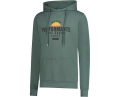 Sweat à capuche Homme GRAPHIC Vert Mousse - Image 1/2