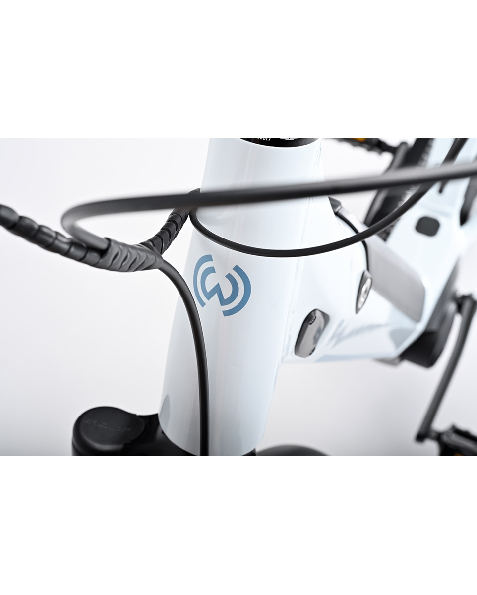 Vélo électrique urbain SINUS N8 WAVE Blanc