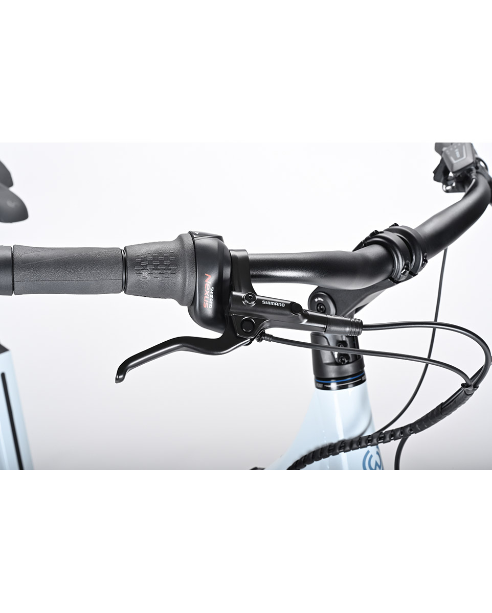 Vélo électrique urbain SINUS N8 WAVE Blanc