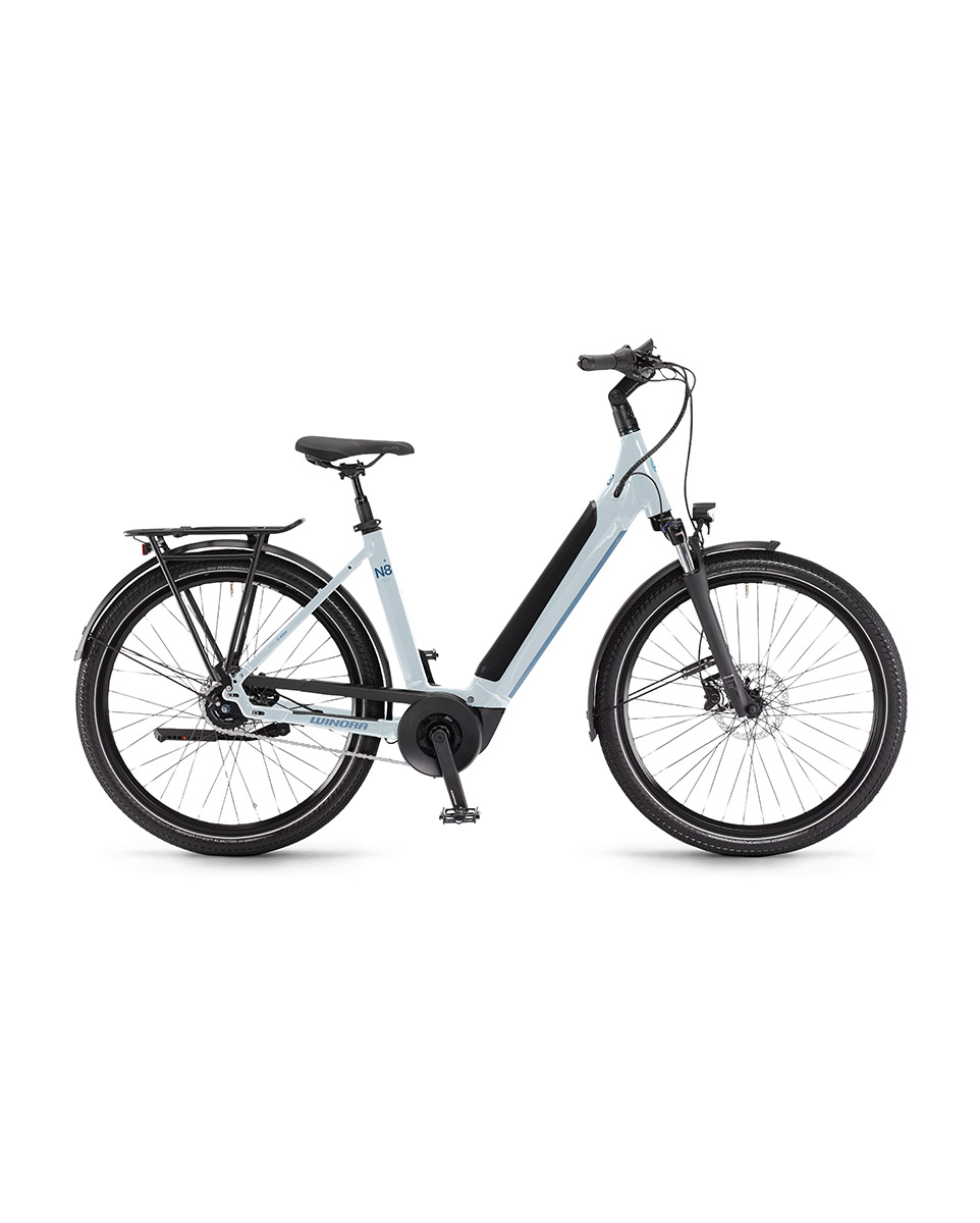 Vélo électrique urbain SINUS N8 WAVE Blanc