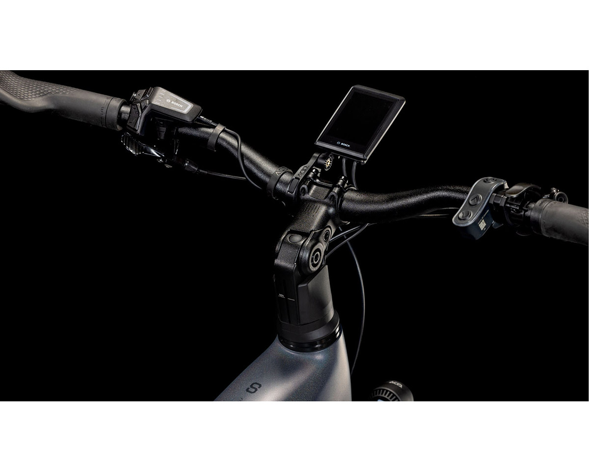 Vélo électrique trekking Femme KATHMANDU HYBRID COMFORT SLX 800 Gris