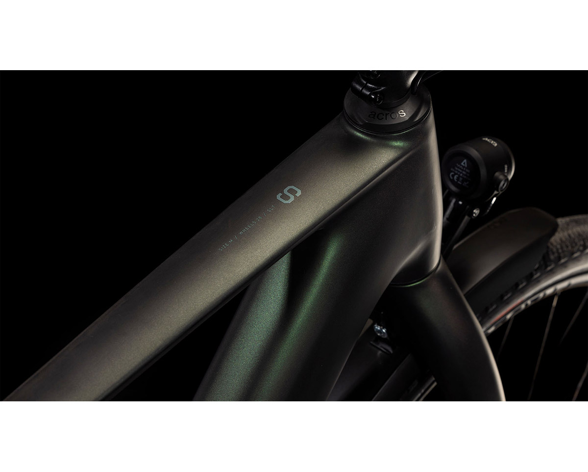 Vélo électrique trekking Homme KATHMANDU HYBRID C:62 SLT 400X Vert