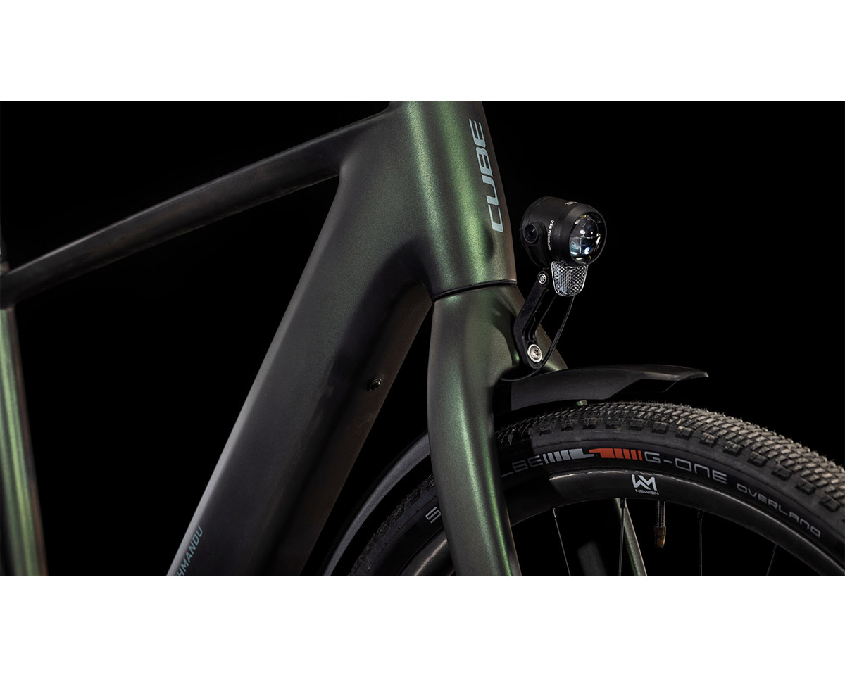 Vélo électrique trekking Homme KATHMANDU HYBRID C:62 SLT 400X Vert