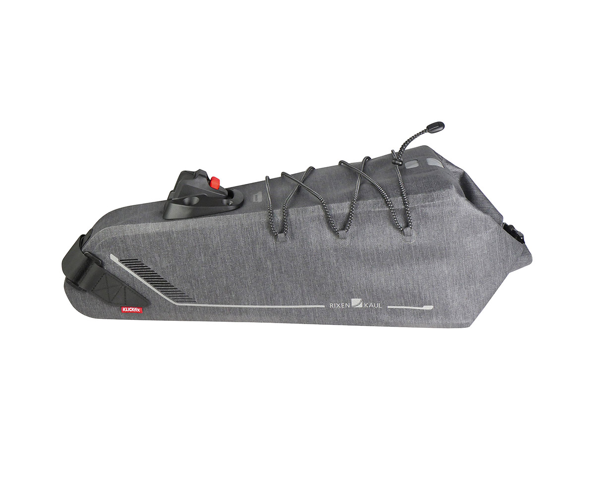 Sacoche de selle avec adaptateur sur selle BIKEPACK X WATERPROOF Gris