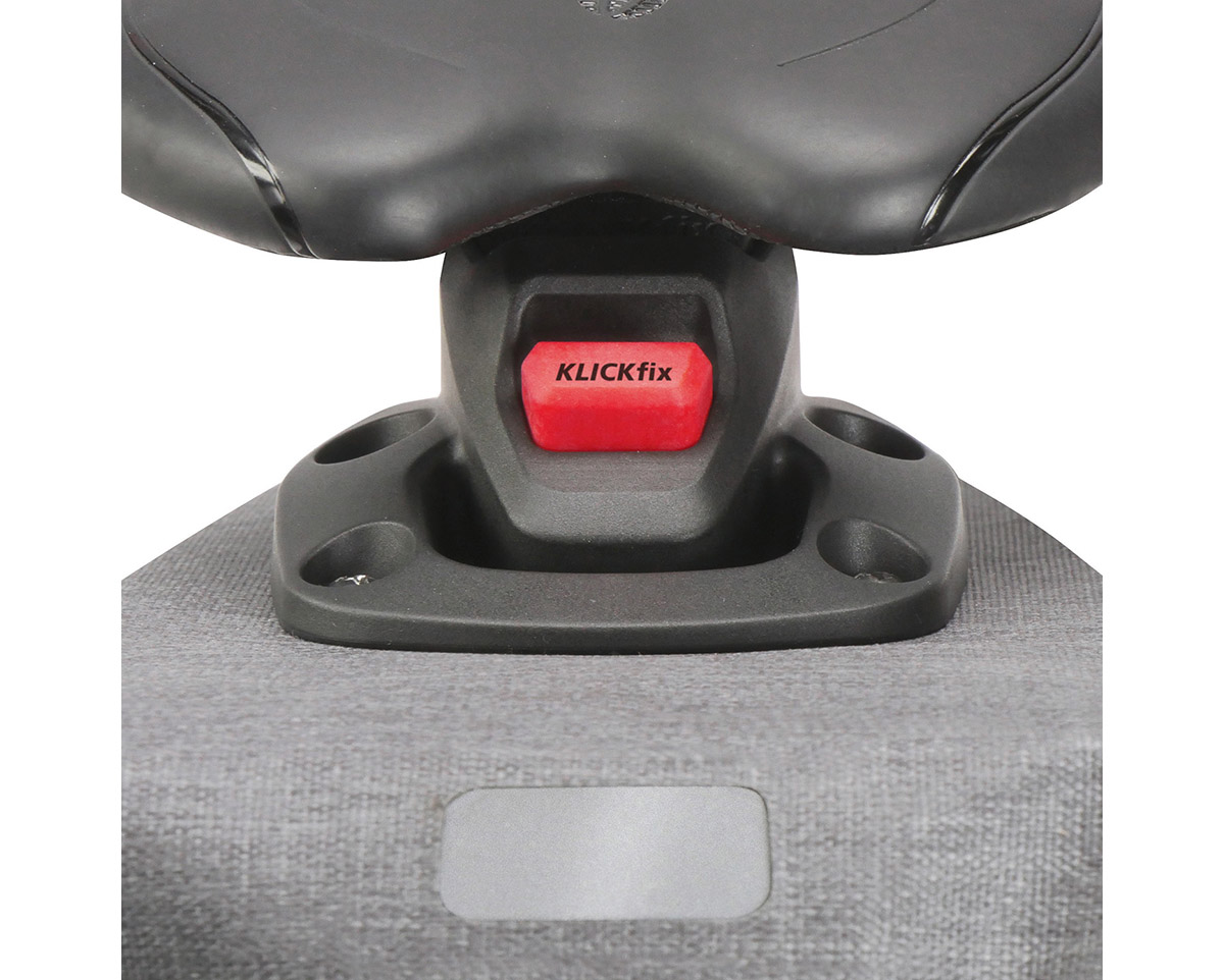 Sacoche de selle avec adaptateur sur selle BIKEPACK X WATERPROOF Gris