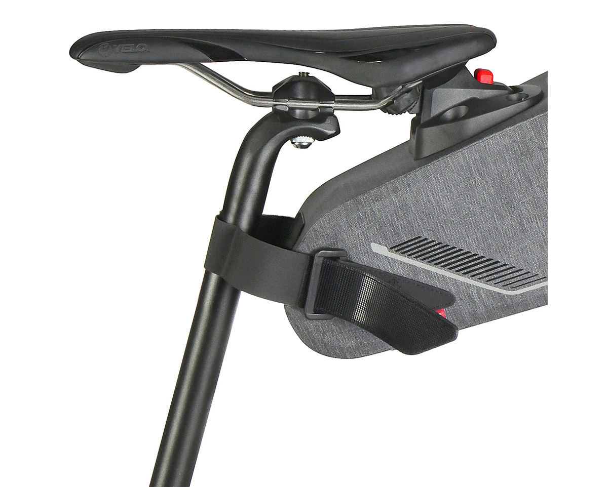 Sacoche de selle avec adaptateur sur selle BIKEPACK X WATERPROOF Gris